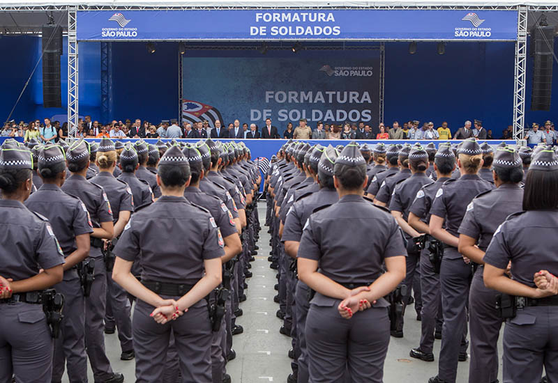 Formatura de soldados em São Paulo (foto: divulgação)
